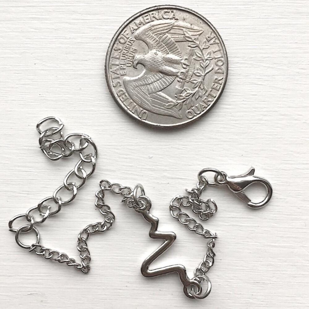 🔴𝟭𝟬/$𝟮𝟱🔴ECG Charm Simple Bracelet NEW - Picture 13 of 16